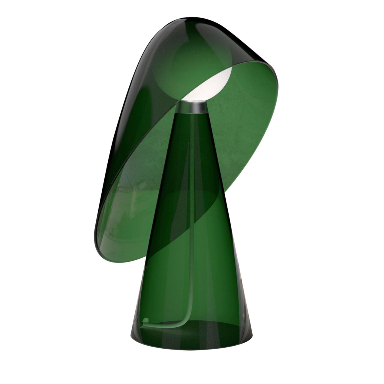 MADEMOISELLE GREEN GLASS TABLE LAMP BY QUAGLIO SIMONELLI - Mason Editions